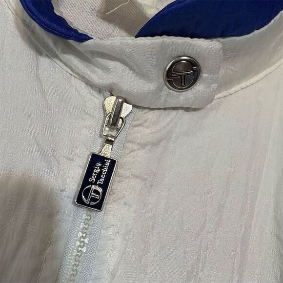 Vintage Sergio Tacchini Womens Multicolor Windbreaker Jacket Size 10 - Picture 6 of 12